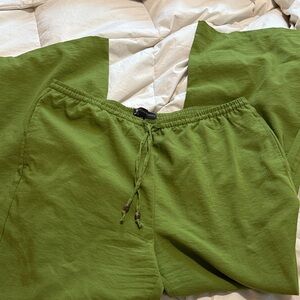 Jules & Leopold Green Drawstring Pants Size L